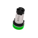 Schneider Electric Panel Mount Green Incandescent Lamp Pilot Light Harmony XB7, 22 mm Cutout, 250V, IP65 XB7EV63P
