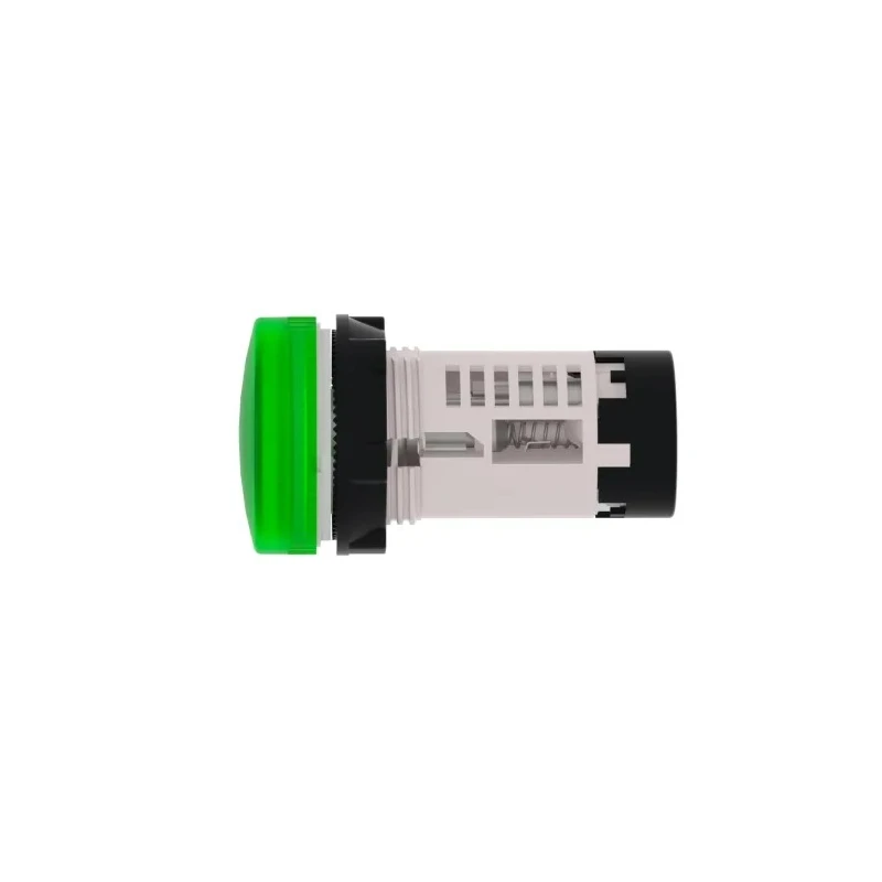 Schneider Electric Panel Mount Green Incandescent Lamp Pilot Light Harmony XB7, 22 mm Cutout, 250V, IP65 XB7EV63P