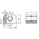 Igus Bearing Unit DryLin® R Series with Anodised Aluminium Housing 12mm Bearing Diameter OJUM-06-12