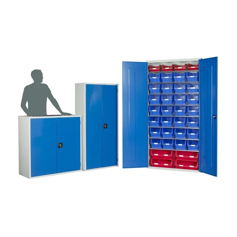 RS PRO Steel Floor Standing Storage Cabinet 1.58 m Height 770 mm Width 330 mm Depth Model 424-5437