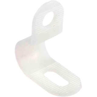 RS PRO Nylon P-Clip 6.4 mm ID Natural Colour with 5.5 mm Mounting Hole Diameter 472-6396