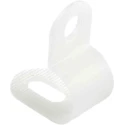 RS PRO Nylon P-Clip 6.4 mm ID Natural Colour with 5.5 mm Mounting Hole Diameter 472-6396
