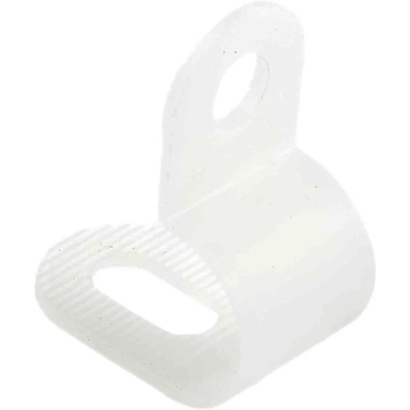 RS PRO Nylon P-Clip 6.4 mm ID Natural Colour with 5.5 mm Mounting Hole Diameter 472-6396