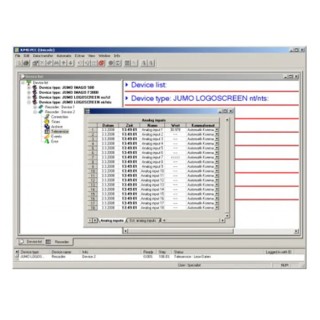 Jumo Software PCA Communication Server for Jumo Indicator, Jumo Recorder, Jumo Temperature Transmitter PCC-Programm .