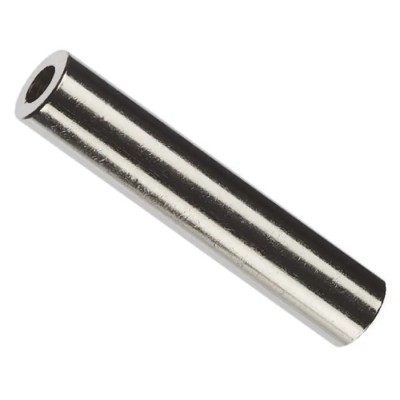 HIROSUGI Round Brass Spacer Nickel Finish 20mm Length Compatible with M2.6 Screw CB-2620E
