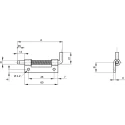 Pinet Raw Stainless Steel Latch with a Spring Loaded Pin, Bolt-On Fixing, 82 mm x 18.2 mm x 3 mm 1214314