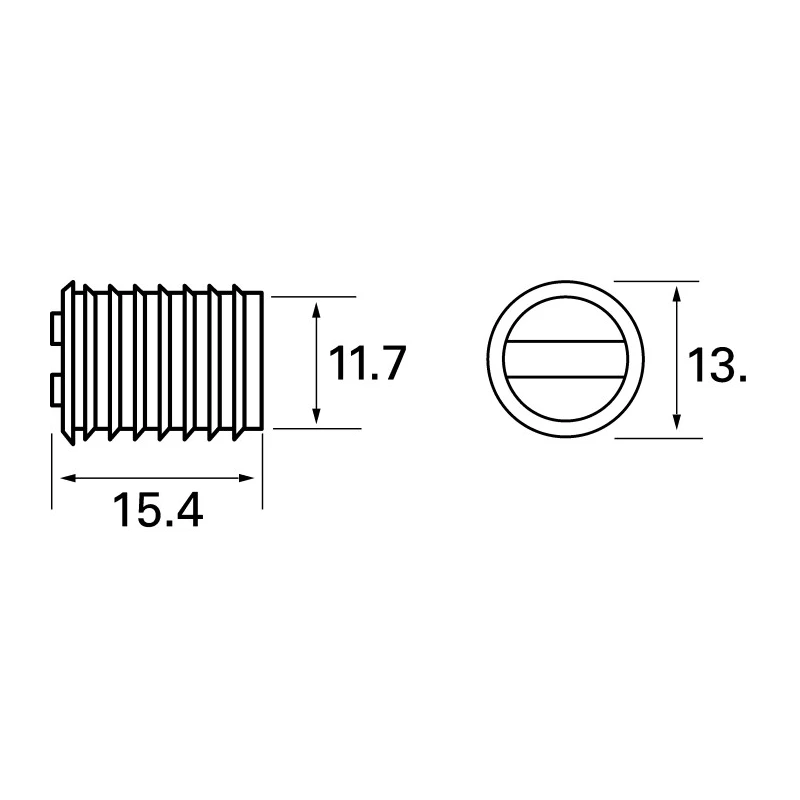 RS PRO Zinc Plated Plastic Magnetic Catch 15.4mm x 13mm 1.2kg Holding Force 665-9932