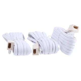 RS PRO Telephone Extension Cable Female BT to Male Connector, White Sheath, 5 m 667-3171