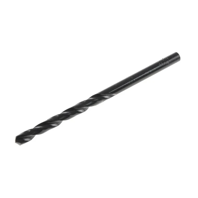 RS PRO HSS 3.97mm Drill Bit, 75mm Overall Length, 43mm Drilling Length, Cylindrical Shank, Black Finish, 4-Flute 668-0952