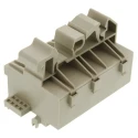 RS PRO Feed Through Terminal Block Grey, 0.5mm² to 2.5mm² Wire Size, Screw Termination, 300V, 10A Current 470-9593