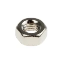 RS PRO Nickel Plated Brass Locknut 6BA Full Thread BS 57 483-0596