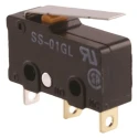 Omron Hinge Lever Micro Switch Solder Terminal, 100mA Current, 30 V DC, SPDT Contact Configuration SS-01GL-F