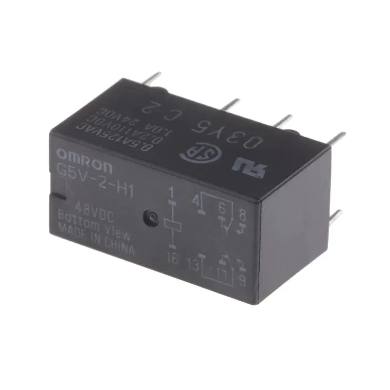 Omron PCB Signal Relay 48V DC Coil 1A DPDT G5V-2-H1 48DC