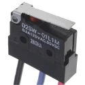Omron Aratas Hinge Lever Sealed Subminiature Micro Switch, Pre-Wired Terminal, 3A, 30 V dc, SPDT, IP67 D2SW-3L1MS