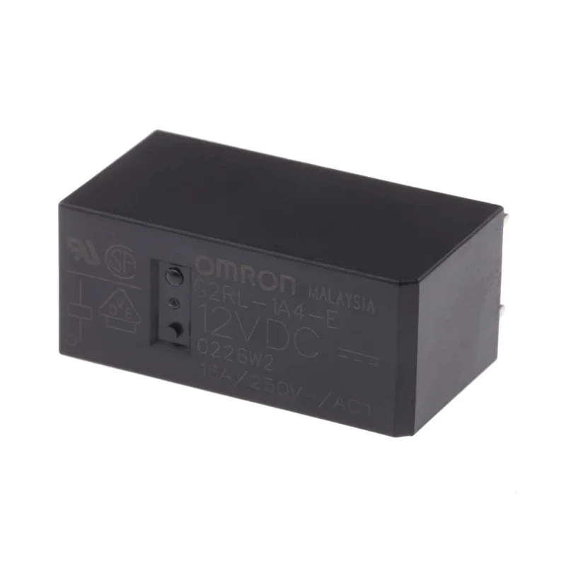 Omron PCB Power Relay, 12V DC Coil, 16A Switching Current, SPST Contact Configuration G2RL-1A4-E DC12