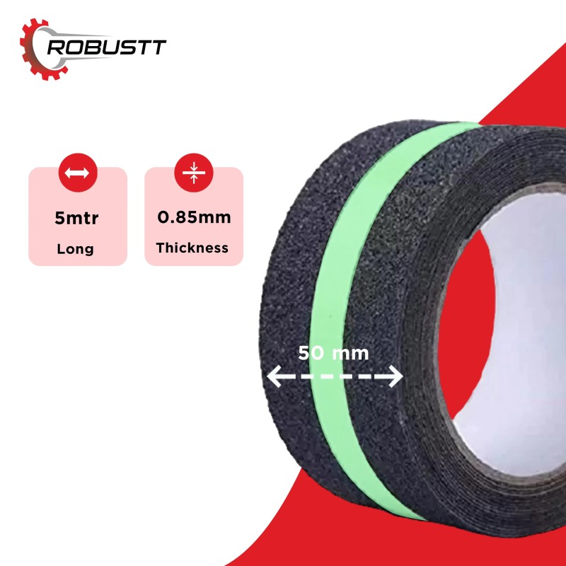 Buy Robustt Anti Skid/AntiSlip 5mx50mm Adhesive Tape Pack of 10