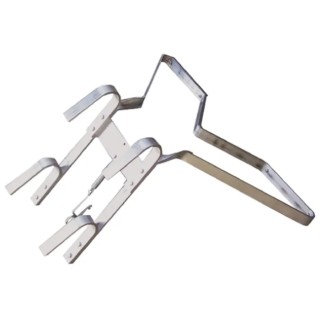 Zarges Ladder Stay Accessory Aluminium Stand Off with V Shaped Cut Out for Ladder/Scaffold 40500