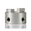Huco Aluminium Oldham Style Flexible Coupler 19.1 mm OD, 6mm Bore Finished with Keyway, 19 mm Length 450H19.22