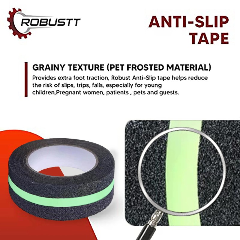 Buy Robustt Anti Skid/AntiSlip 5mx50mm Adhesive Tape Pack of 10