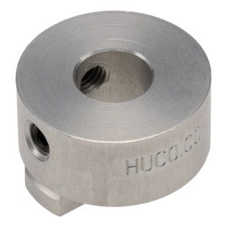 Huco Aluminium Set Screw Oldham Style Flexible Coupler 25.4 mm OD 10 mm Bore Finished with Keyway 25 mm Length 450H25.32