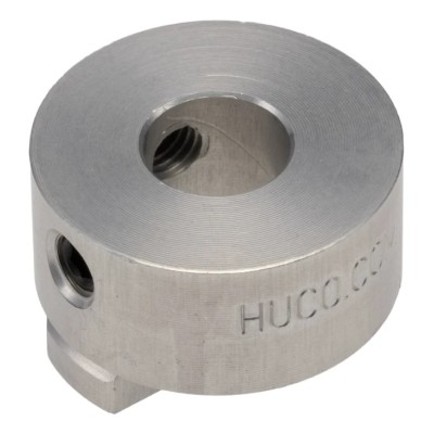 Huco Aluminium Set Screw Oldham Style Flexible Coupler 25.4 mm OD 10 mm Bore Finished with Keyway 25 mm Length 450H25.32