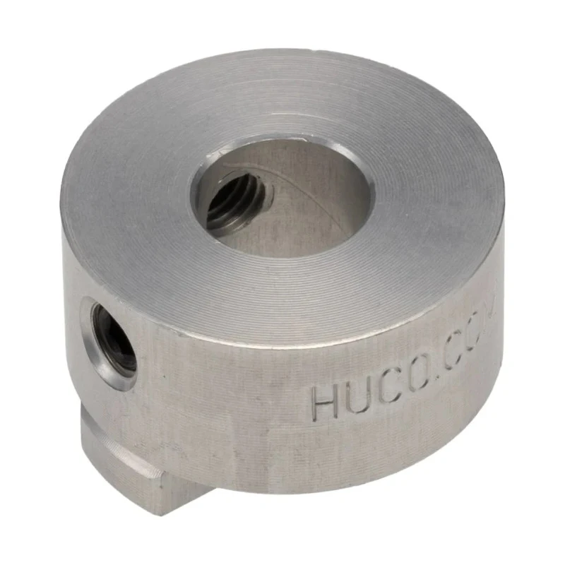 Huco Aluminium Set Screw Oldham Style Flexible Coupler 25.4 mm OD 10 mm Bore Finished with Keyway 25 mm Length 450H25.32