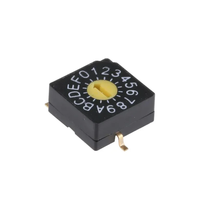 KNITTER-SWITCH Rotary Flush Rotary Coded DIP Switch Surface Mount SMR5016