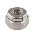 RS PRO M10 Plain 316 Stainless Steel Aerotight Locknut, 17 mm Width 665-5619