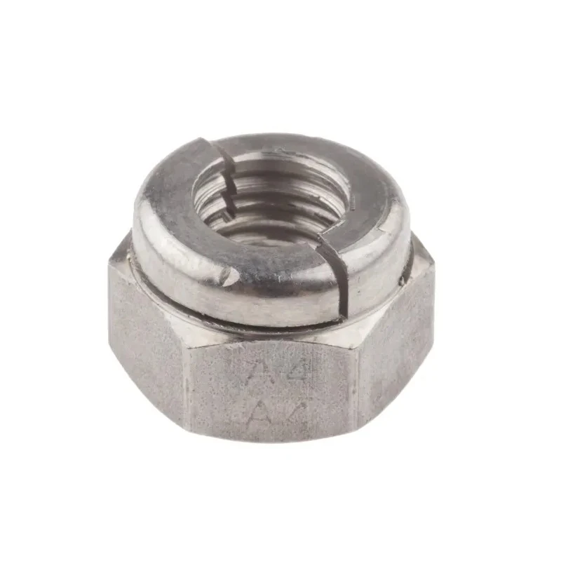 RS PRO M10 Plain 316 Stainless Steel Aerotight Locknut, 17 mm Width 665-5619
