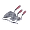 Ragni 4 Piece Brickies Pointing Trowel Set with Carbon Steel Blades and Wooden Comfort Grip Handles RB1010