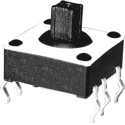 KNITTER-SWITCH Tactile Switch SPDT 50mA 15 V DC PCB Mount TSJ31