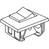 TE Connectivity DPDT Thermoplastic Panel Mount On-Off-On Rocker Switch Black Actuator 5A 28V dc 2-1571987-6