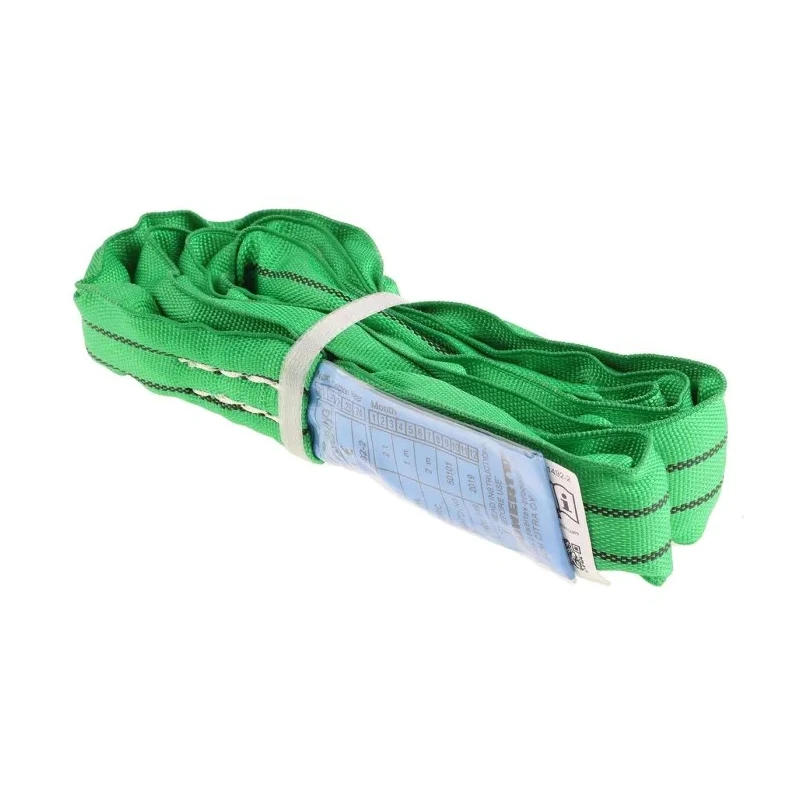 RS PRO 1 m Green Round Lifting Sling, Safe Working Load 2t, Polyester, Endless, Model 729-2975