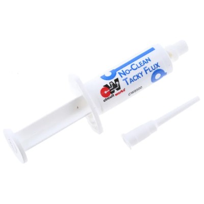 Circuitworks No-Clean Tacky Lead Free Solder Flux Syringe 3.5 g CW8500