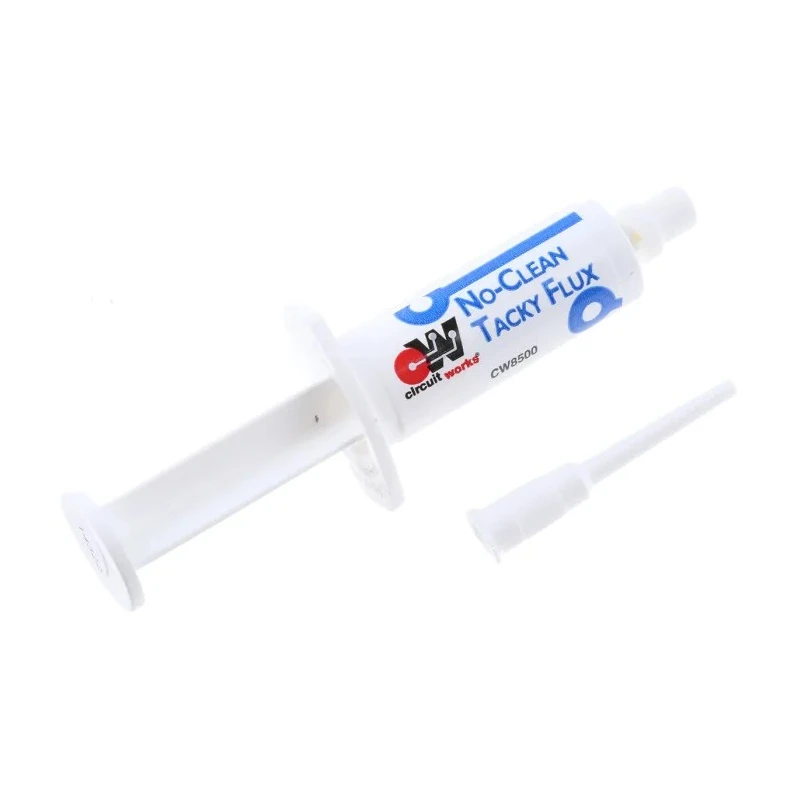 Circuitworks No-Clean Tacky Lead Free Solder Flux Syringe 3.5 g CW8500