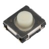 Panasonic White Tactile Switch Push Plate 3.1 mm SPST 20mA 15 V dc Surface Mount EVQQ2F03W
