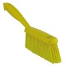 Vikan Yellow Hand Brush with 47 mm Bristle Length for Fine Particle Cleaning 45876
