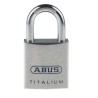 ABUS Weatherproof Keyed Titalium Padlock, 7 mm Shackle Diameter, 32.5 mm Length, 4 mm Body Width 80TI/40 KA8011