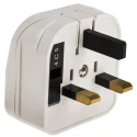 PowerConnections Mains Connector Converter Europe to UK 3A 600W ECP-WNR-3A