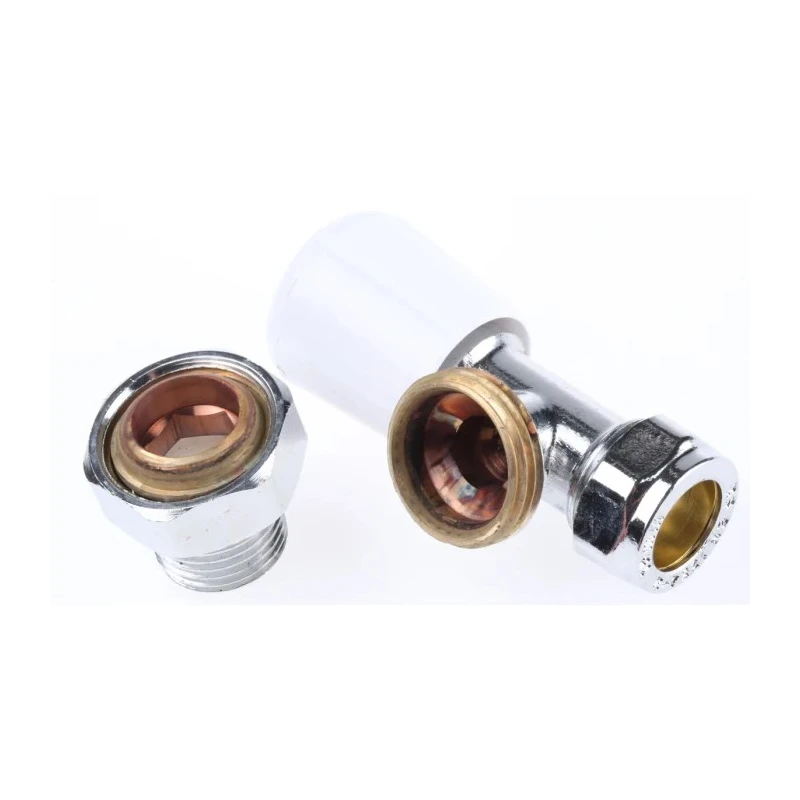 RS PRO Brass 15 mm to 1/2 in Manual Radiator Valve Angle Type, Chrome Finish, 10 bar Operating Pressure 784-5649
