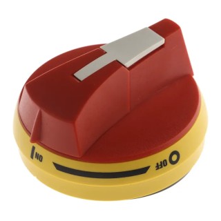 Socomec Yellow Red Rotary Handle for Universal Load Break Switch Sirco M Series 1474 1111