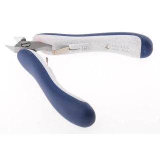 ideal-tek Full Flush ESD Safe Side Cutter 10mm Jaw Width, 125mm Length, Steel Jaw, Bi-Metal Handle E5342.CR.BG.ITR