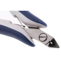 ideal-tek Full Flush ESD Safe Side Cutter 10mm Jaw Width, 125mm Length, Steel Jaw, Bi-Metal Handle E5342.CR.BG.ITR