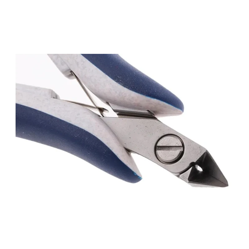 ideal-tek Full Flush ESD Safe Side Cutter 10mm Jaw Width, 125mm Length, Steel Jaw, Bi-Metal Handle E5342.CR.BG.ITR