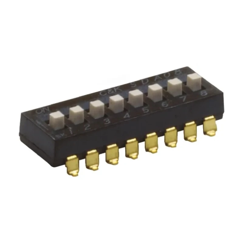 C & K Rotary Coded DIP Switch Surface Mount Extended Actuator SDA08H1SBD
