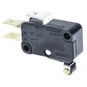 Omron Roller Lever Micro Switch, Quick Connect Terminal, 15A, 250 V AC, SPCO Contact, IP40 V-155-1C5