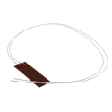 RS PRO Heater Mat Rectangle 75 mm x 25 mm 12V 2W Kapton® Polyimide Heating Element 798-3750
