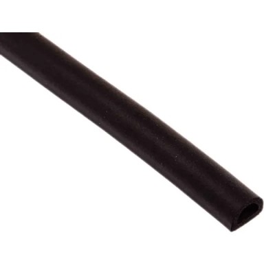 RS PRO Black Ethylene Propylene Diene Monomer Edging Strip 20 m 10 mm Width 7.5 mm Height 727-6087