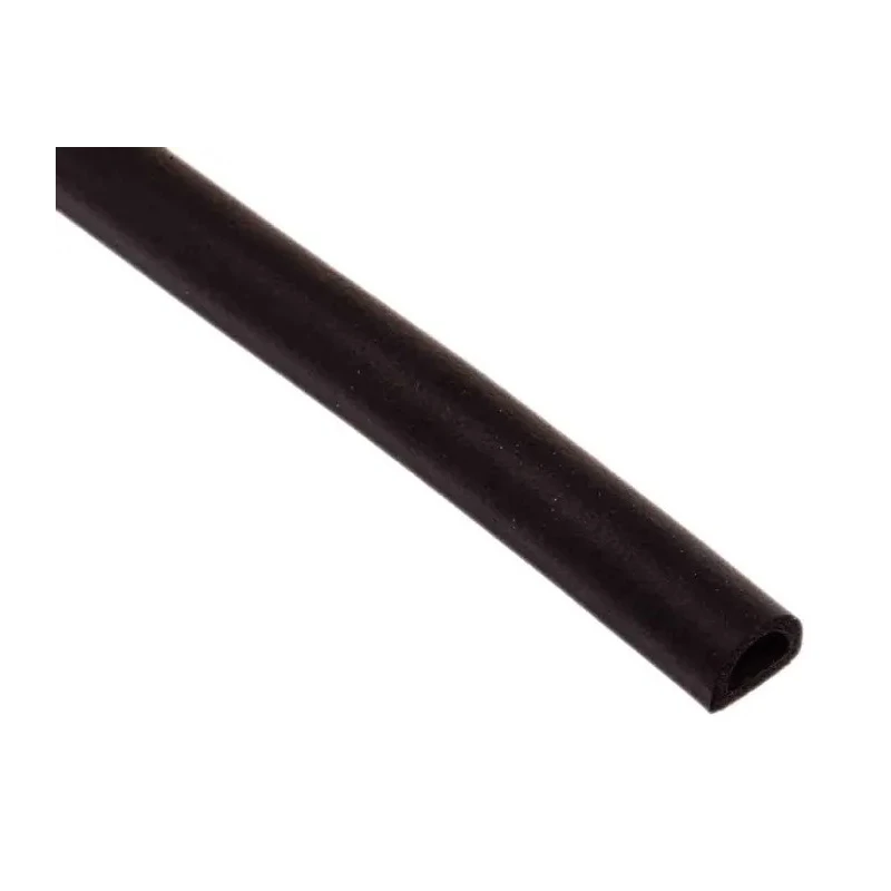 RS PRO Black Ethylene Propylene Diene Monomer Edging Strip 20 m 10 mm Width 7.5 mm Height 727-6087