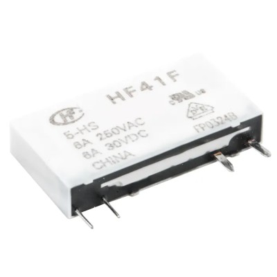 RS PRO PCB Power Relay 5V DC Coil 6A Switching Current SPST 800-4546